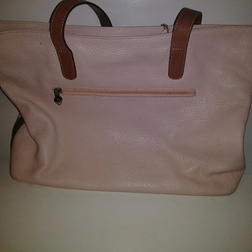 I Santi Handbag Pastel Pink Leather Made in Italy